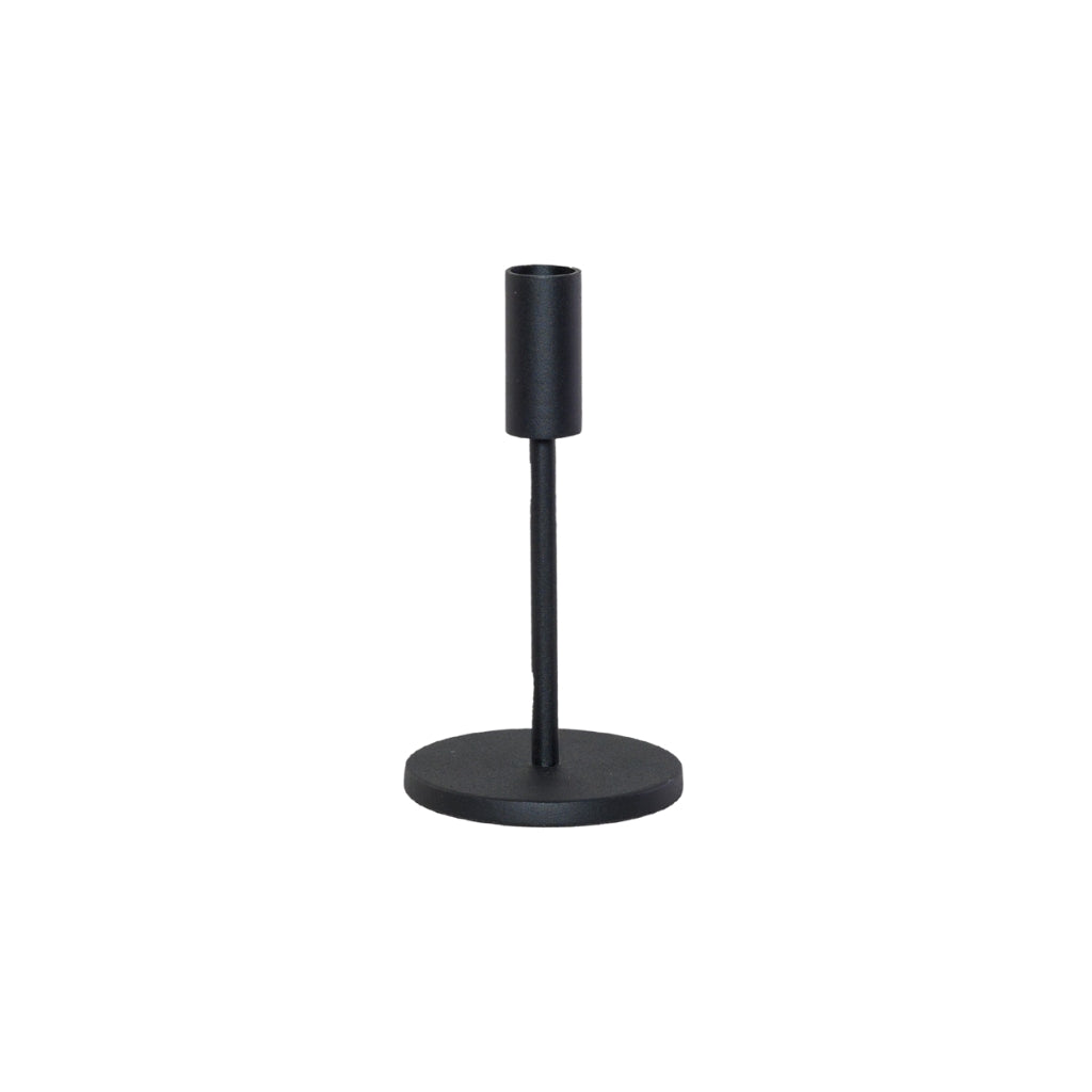 Kandelaar Zwart - Ijzer - 19 cm - STILL