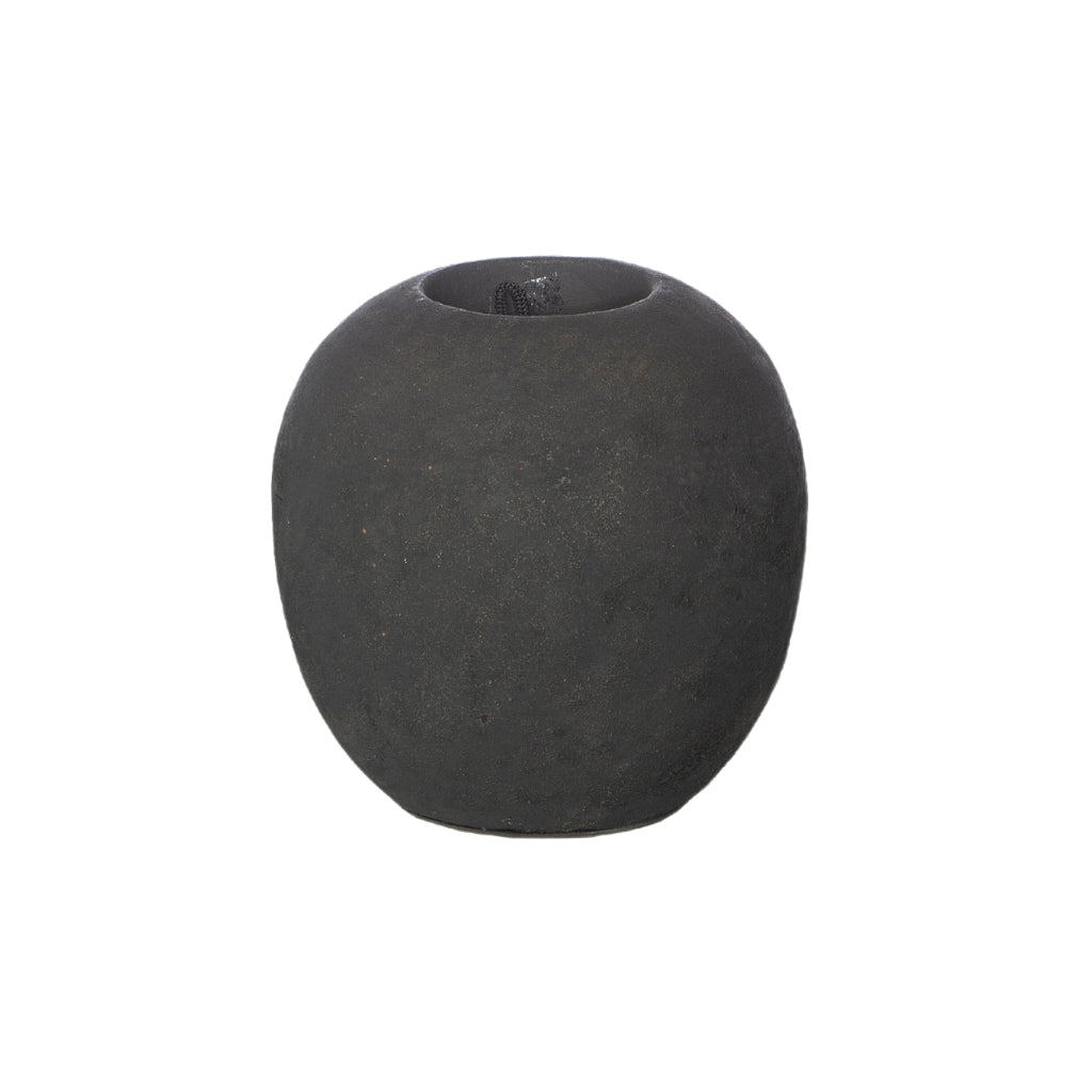 STILL Waxinelichthouder Bol Black Series - 15 cm