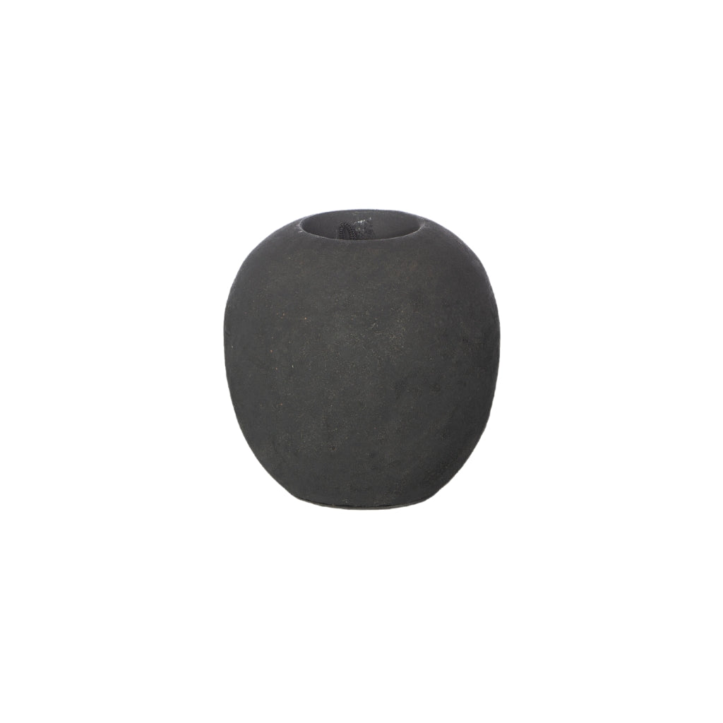 STILL Waxinelichthouder Bol Black Series - 11 cm