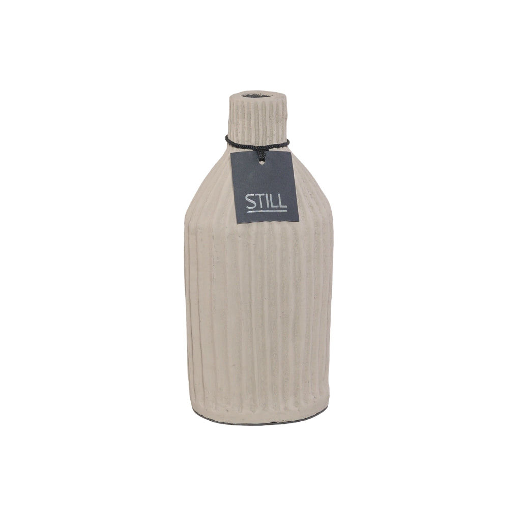 Flesvaas Lijnen - Taupe - 28x14 cm - STILL