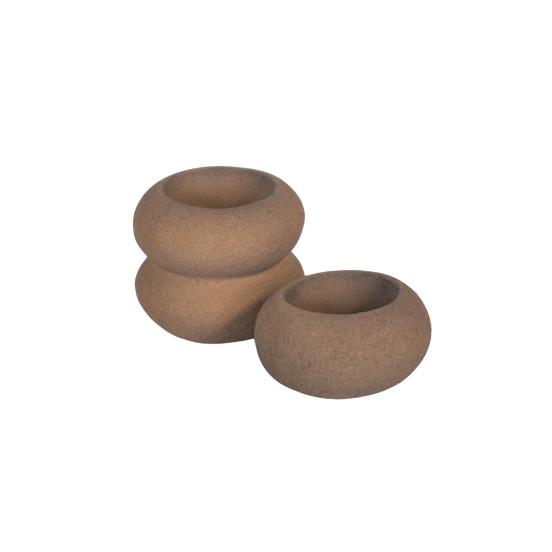 Waxinelichthouder - Maxi - Latte - 10x4 cm - STILL