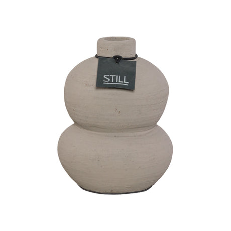 STILL Vaas Gourd Taupe - 22x17 cm