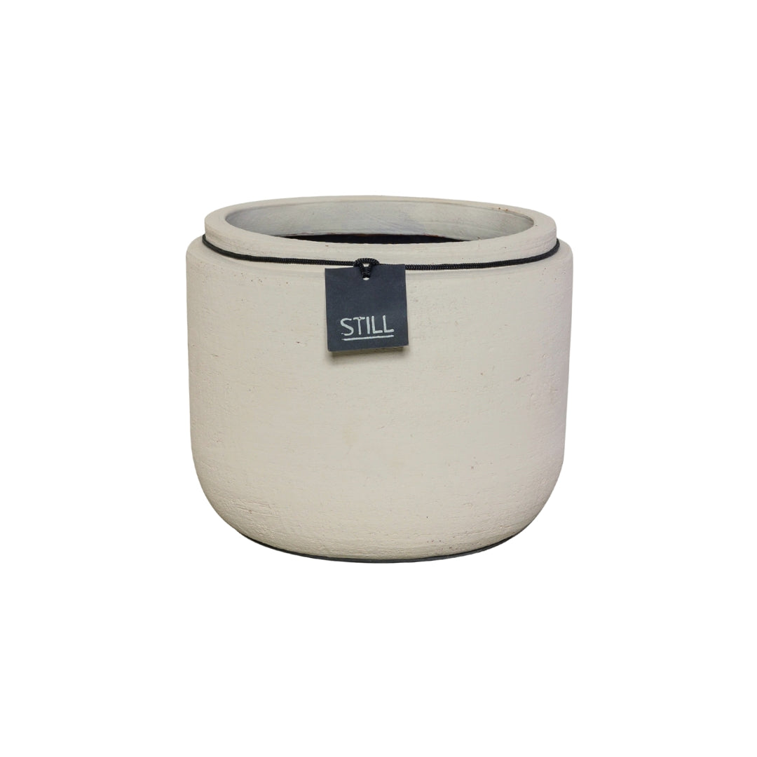 Bloempot - Neck - Beige - 22x18 cm - STILL