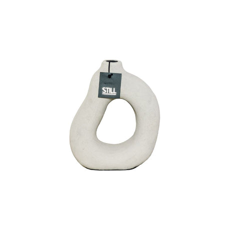 D Vaas - Organische Vorm - Beige - 23x22 cm - STILL