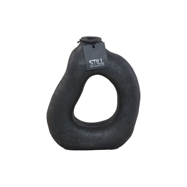 D Vaas - Organische Vorm - Zwart - 30x24 cm - STILL Black series