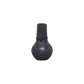 Flesvaas Organisch - Zwart - 20x14 cm - STILL Black Series