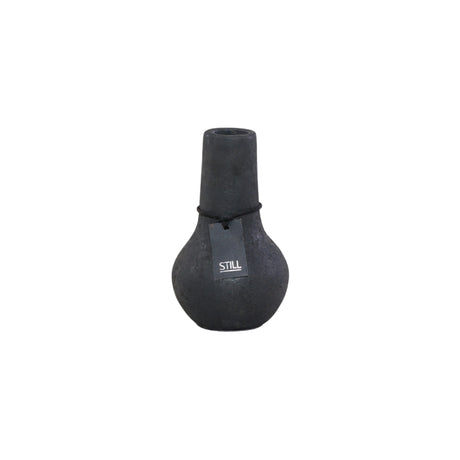 Flesvaas Organisch - Zwart - 20x14 cm - STILL Black Series