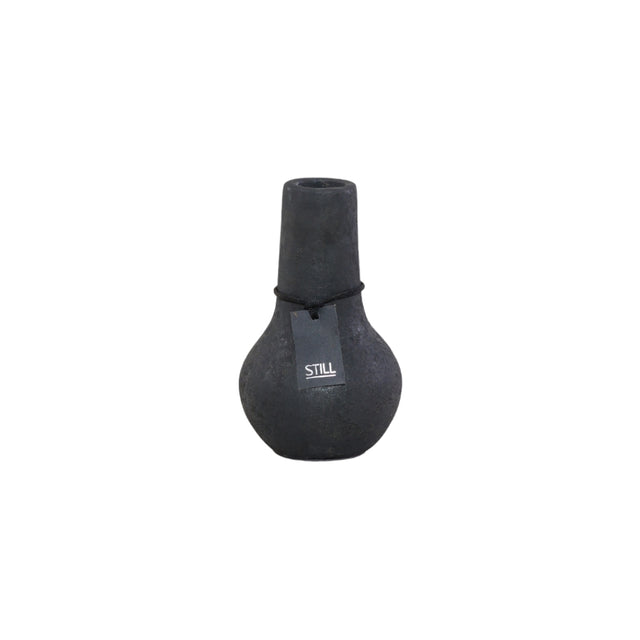 Flesvaas Organisch - Zwart - 20x14 cm - STILL Black Series