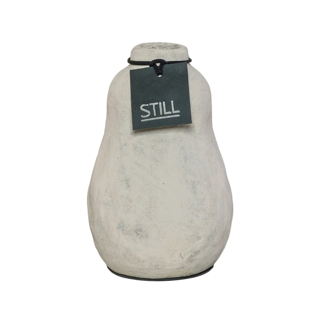 Flesvaas Organische Vorm - Beige - 24x14 cm - STILL