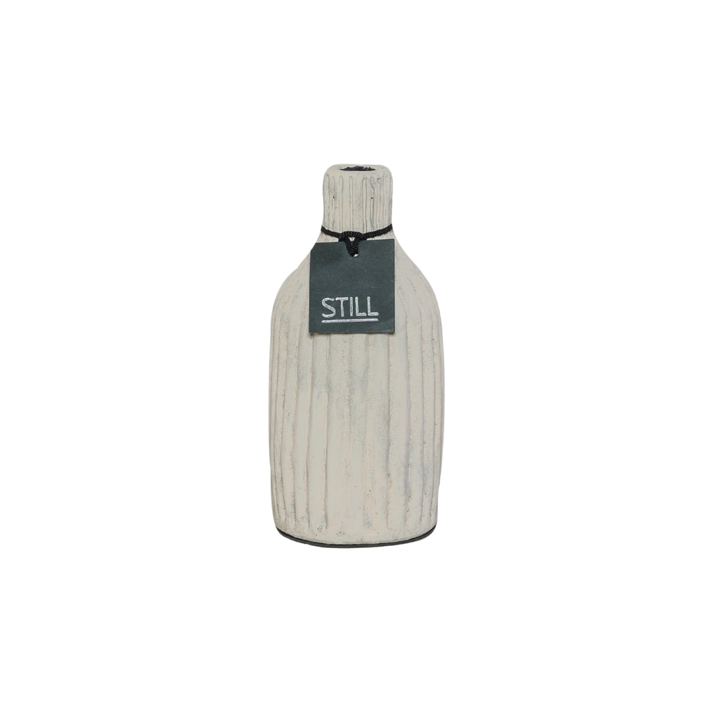 Flesvaas Lijnen - Beige - 24x12 cm - STILL