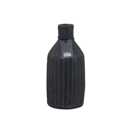 Flesvaas Lijnen - Zwart - 28x14 cm - Black Series - STILL