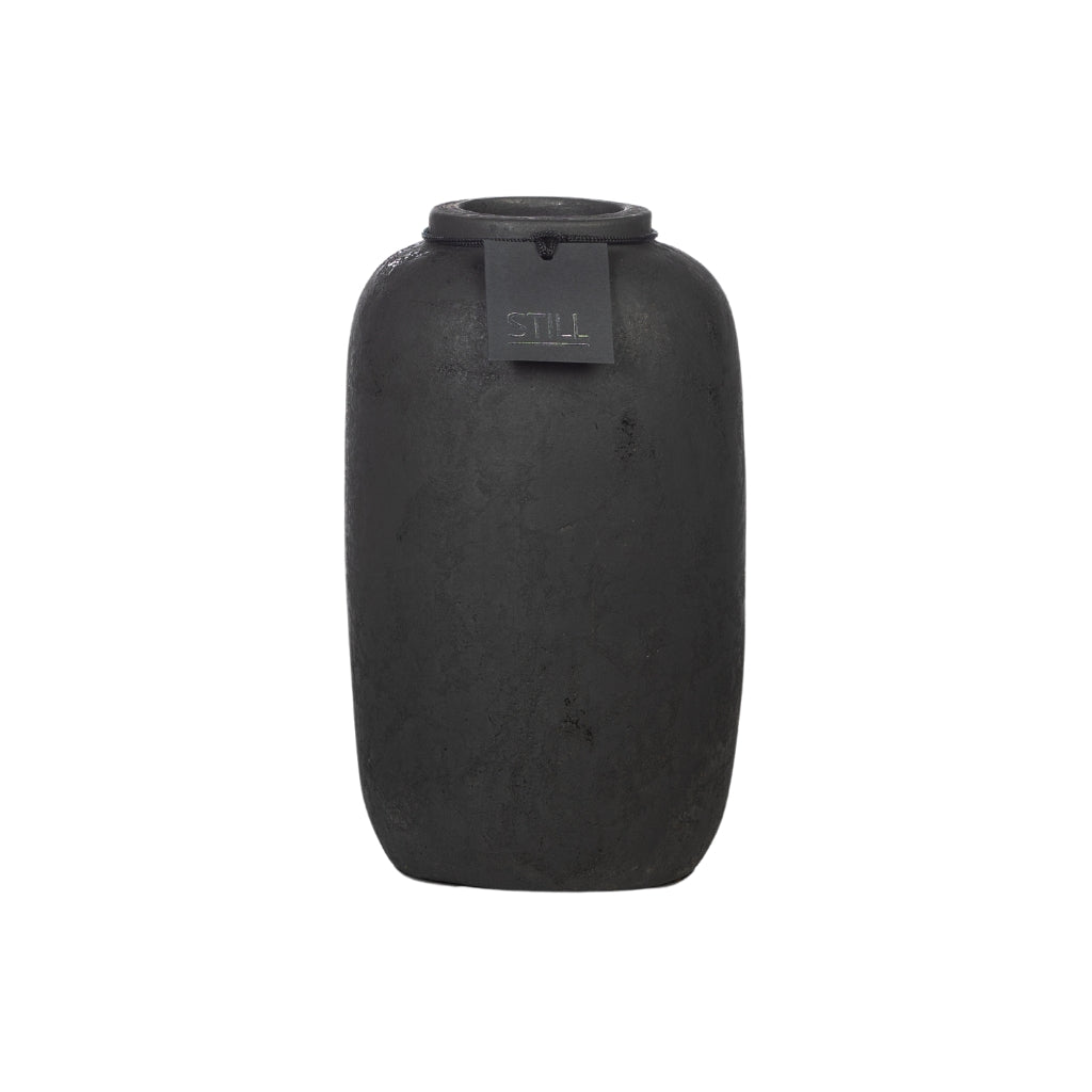 Flesvaas - Zwart - 30x18 cm - STILL Black Series
