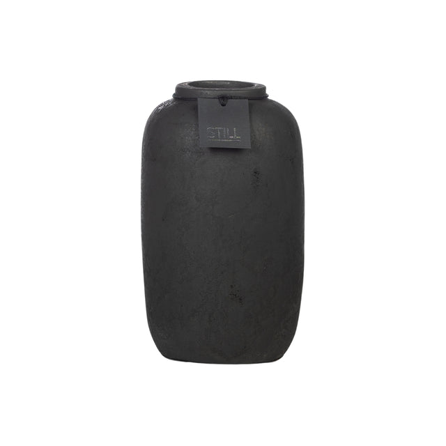 Flesvaas - Zwart - 30x18 cm - STILL Black Series