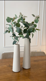 Hoge gladde Vaas - Beige - 40x12 cm - STILL