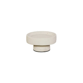 Kerzenhalter auf Fuß - Beige - 12x6 cm - STILL