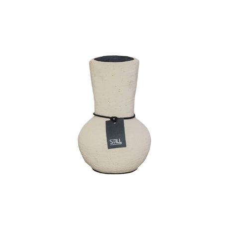 Kleine Flesvaas - Beige - 14x10 cm - STILL