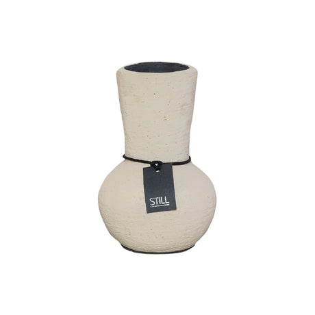 Kleine Flesvaas - Beige - 20x14 cm - STILL