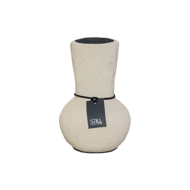Kleine Flesvaas - Beige - 20x14 cm - STILL