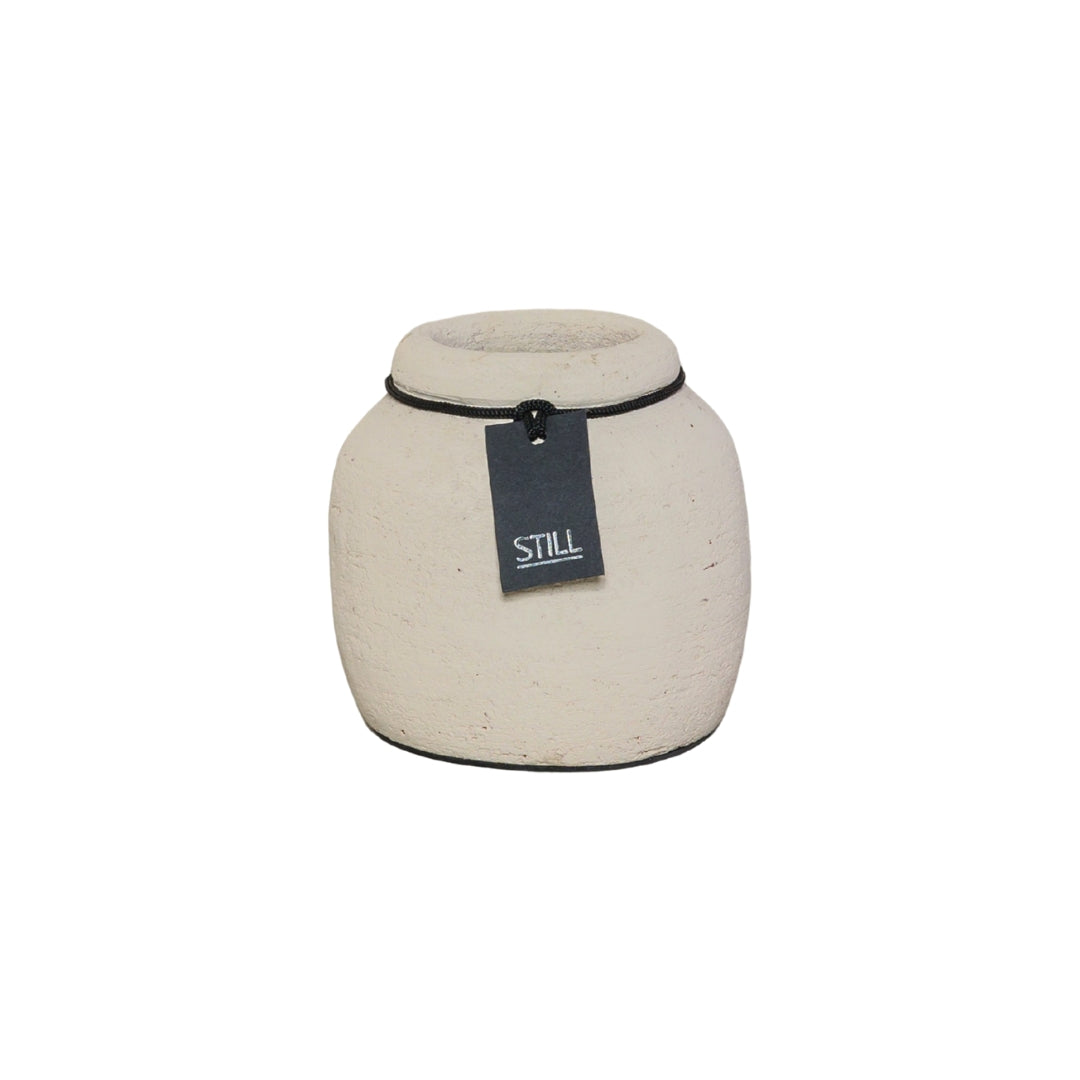 Kleine Vaas - Beige - 12x12 cm - STILL