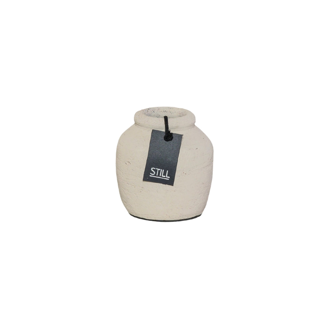 Kleine Vaas - Beige - 9x9 cm - STILL