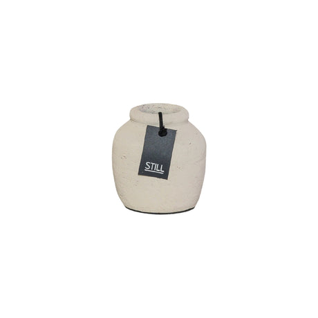 Kleine Vaas - Beige - 9x9 cm - STILL