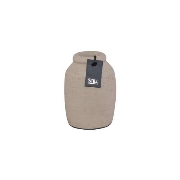 Kleine Vase – Hoch – Taupe – 15x9 cm – STILL