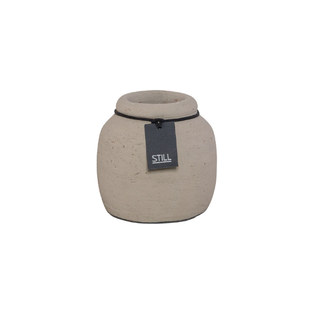 Kleine Vaas - Taupe - 12x12 cm - STILL