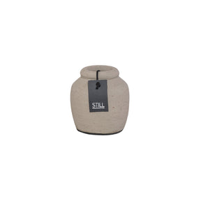 Kleine Vaas - Taupe - 9x9 cm - STILL