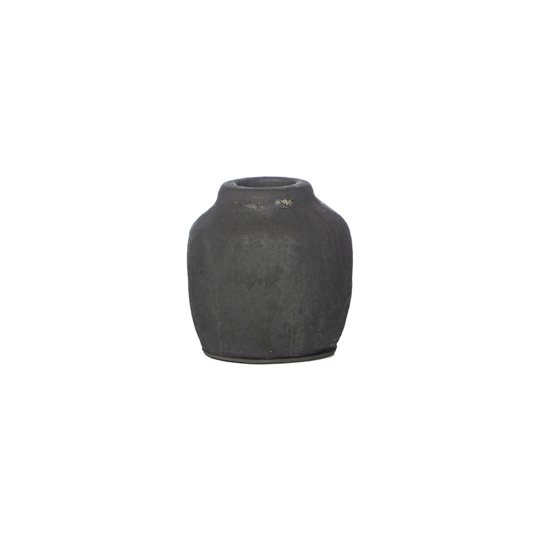 Kleine Vaas - Zwart - 9x9 cm - Black Series - STILL