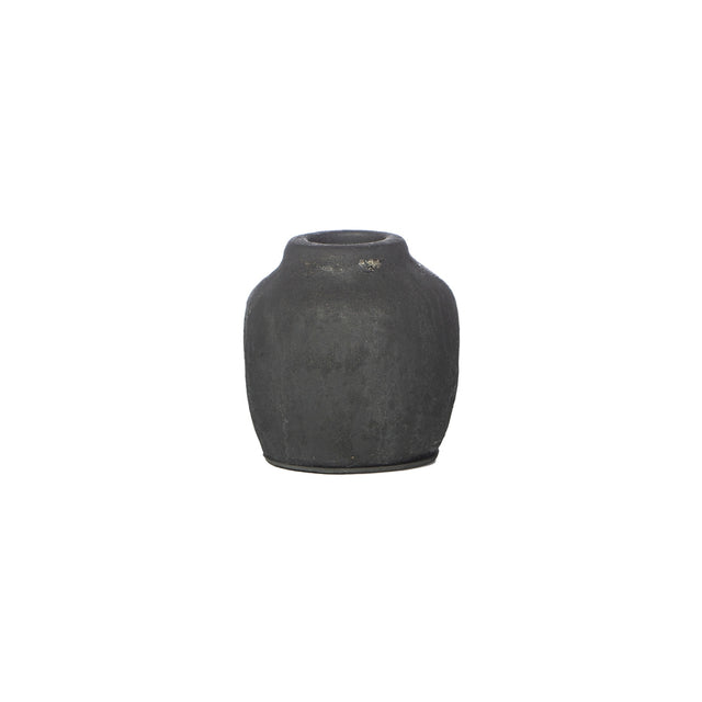 Kleine Vaas - Zwart - 9x9 cm - Black Series - STILL