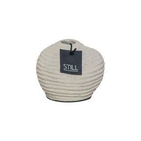 Vaas Organische Vorm - Ribbels - Beige - 17x15 cm - STILL