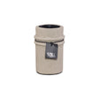 Vaas met ribbels - Cilinder - Taupe - 20x15 cm - STILL