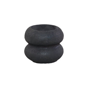 Waxinelichthouder - Maxi - Dubbel - Zwart - 10x8 cm - STILL Black Series