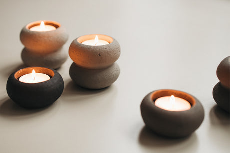 Waxinelichthouder - Maxi - Zwart - 10x4 cm - STILL Black Series