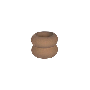 Waxinelichthouder – Theelicht – Rond – Dubbel - 10×8 cm – Latte - STILL