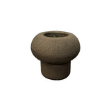 Waxinelichthouder op voet – Theelicht – Rond – 10×10 cm – Espresso - STILL
