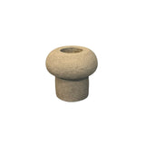 Waxinelichthouder op voet – Theelicht – Rond – 10×10 cm – Latte - STILL