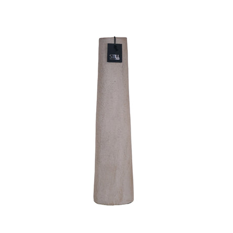 Hoge gladde vaas Light 40x12 cm van handgemaakt aardewerk uit de STILL Collection