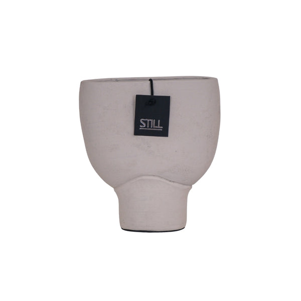 Ovale Vase Beige 28x22 cm | STILL Collection