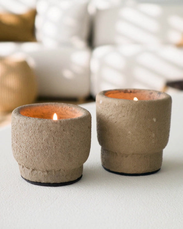 Waxinelichthouder Set Latte | Theelichthouders 6,5 cm & 5,5 cm | STILL